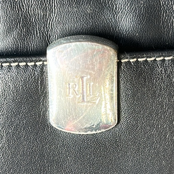 RALPH LAUREN Black Leather Shoulder Bag - Picture 2 of 10